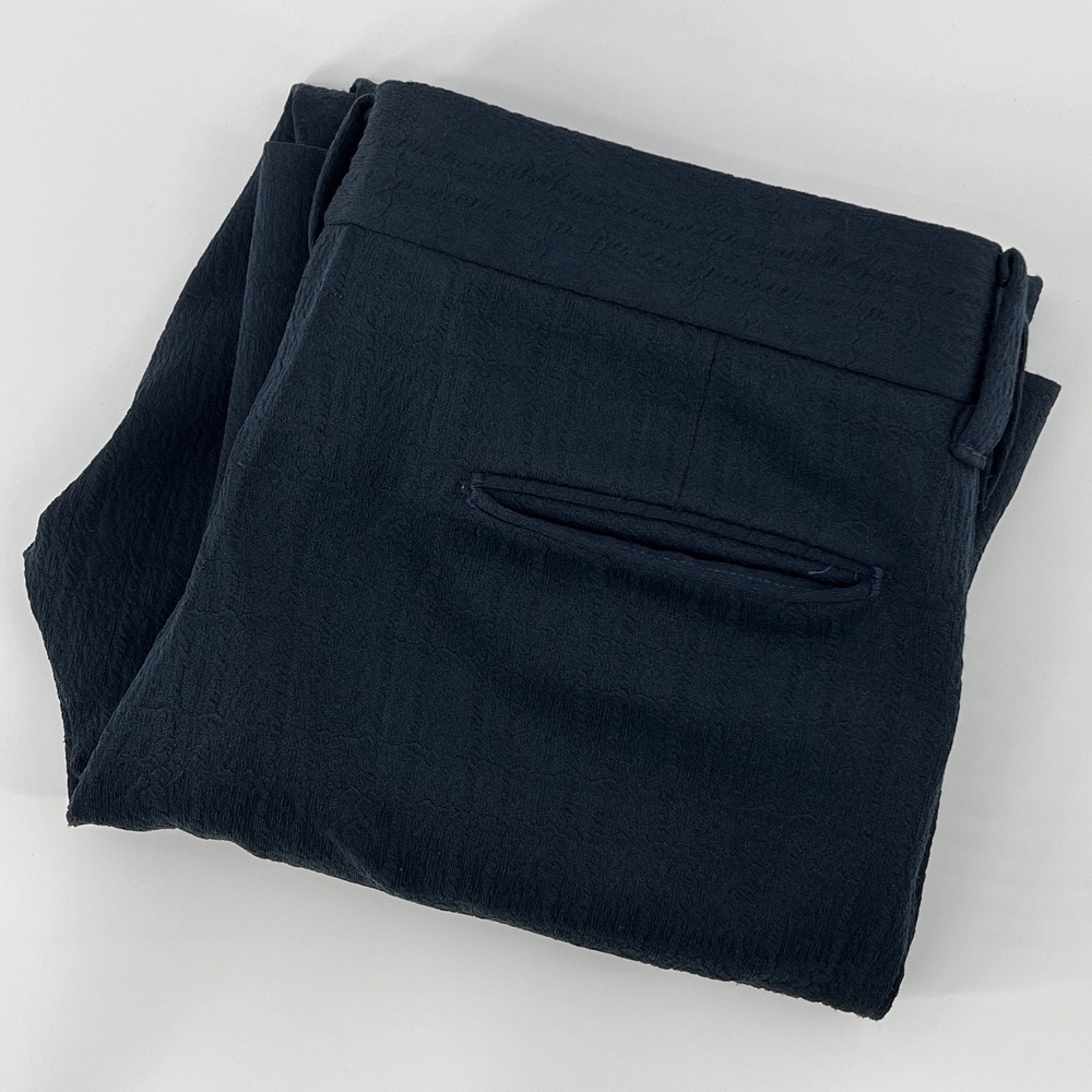 Farah Dress Pants, Mens, 36x29, Navy, Vintage 1970s Textured Straight Leg